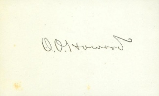 Autograph, General Oliver O. Howard