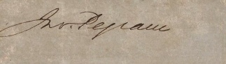 Autograph, General John Pegram