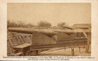 CDV, South West View of Battery No. 1, York River, Va. (Image1)