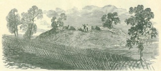Ruins Of A Confederate Fort Outside Of Atlanta, Georgia