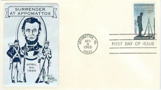 Surrender at Appomattox First Day Cover & Stamp (Image1)