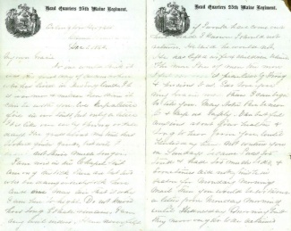 25th Maine Infantry Chaplain's Letter + CDV Photograph (Image1)