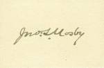 Click here to enlarge image and see more about item Auto4900: Autograph, Colonel John S. Mosby