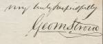 Click here to enlarge image and see more about item Auto5189: Autograph, Judge George M. Stroud