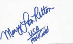 Click here to enlarge image and see more about item Auto5239: Autograph, Mary Lou Retton, Olympic Gold Medalist