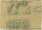 Click to view larger image of 1861 State of South Carolina 25 Cents Note (Image2)