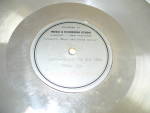 Click to view larger image of 1939 DARTMOUTH COLLEGE SIGMA FRATERNITY MUSIC ALUMINUM RECORD (Image2)